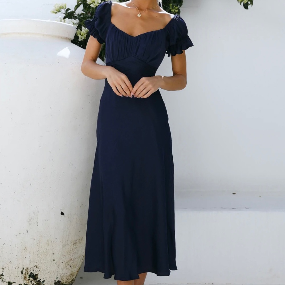 Hello Molly Sky Child Midi Dress